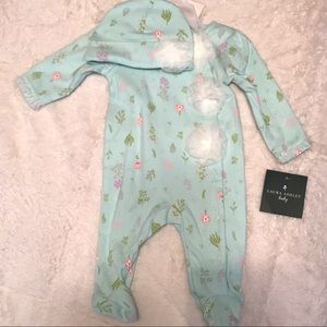 Laura Ashley sleeper baby set 0-3 months. NWT